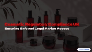Cosmetic Regulatory Compliance UK - Connect 4 Compliance