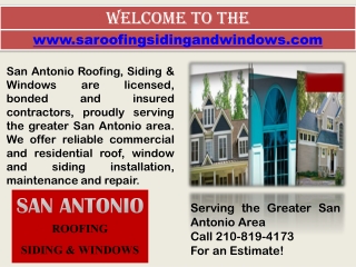 Remodeling Contractor San Antonio- Window Installation- Roof Repair