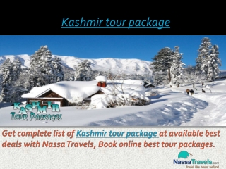 Kashmir tour package