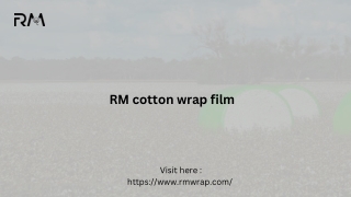 Premium Cotton Wrap Film for Secure Bale Packaging – RM Cotton Bale Wrap
