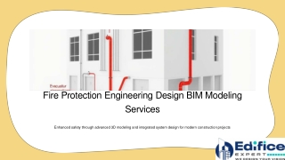 Fire Protection Engineering Design BIM Modeling Services USA