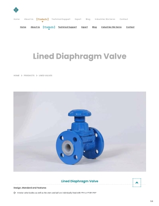 Lined Diaphragm Valves | Chemical Flow Control – Transflow