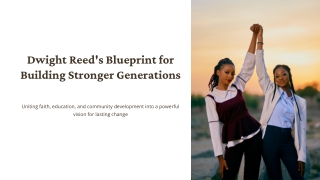 Pastor Dwight Reed: Leading with Purpose and Compassion