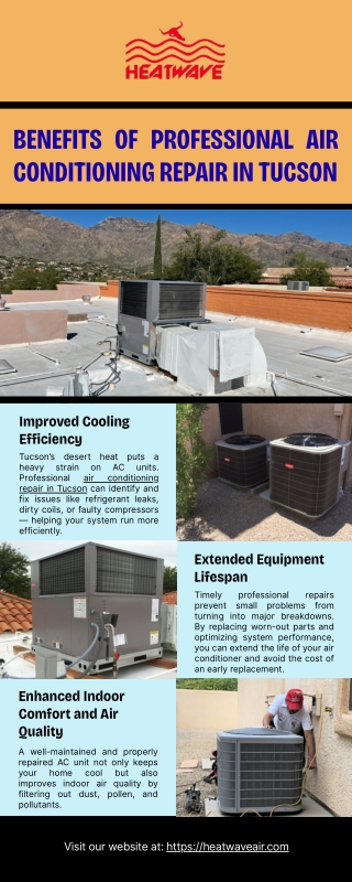 Benefits of Professional Air Conditioning Repair in Tucson
