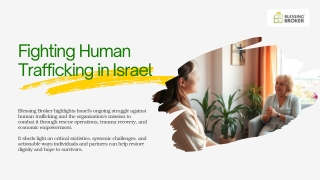 Fighting Human Trafficking in Israel