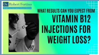Expected Results: How Effective Are Vitamin B12 Injections for Weight Loss?