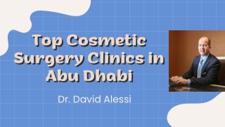 Top Cosmetic Surgery Clinics in Abu Dhabi