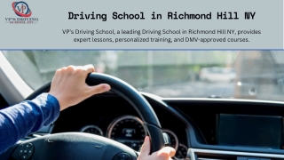 VP’s Driving School-Driving School in Richmond Hill NY