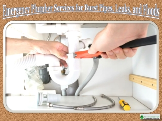Emergency Plumber Services for Burst Pipes, Leaks, and Floods