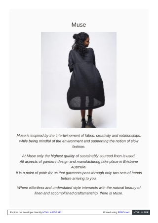 Muse Clothing Australia