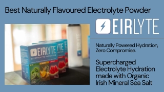 Best Naturally Flavoured Electrolyte Powder
