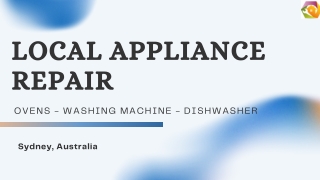 Local Appliance Repair - Ovens - Washing Machine - Dishwasher