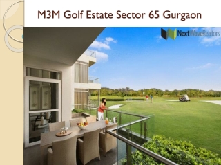 M3M Golf Estate Sector 65 Gurgaon
