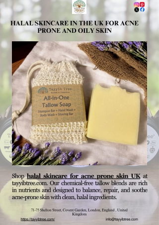 Halal Skincare in the UK for Acne Prone and Oily Skin