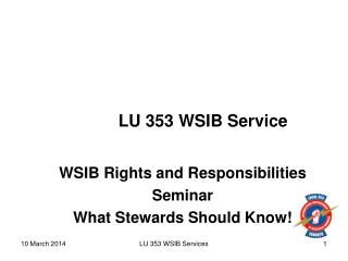 LU 353 WSIB Service
