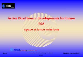 Active Pixel Sensor developments for future ESA space science missions