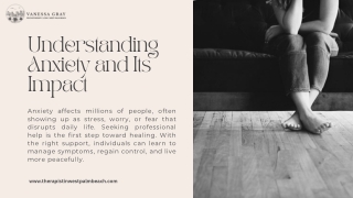 Anxiety Therapist in Palm Beach, Mental Health Therapist in Palm Beach