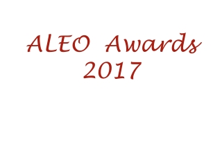ALEO Awards 2017
