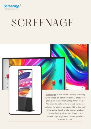 Attention-Grabbing Outdoor Advertising Screens