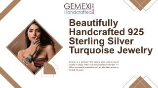 Beautifully Handcrafted 925 Sterling Silver Turquoise Jewelry_compressed