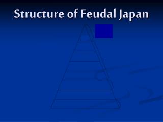 Structure of Feudal Japan