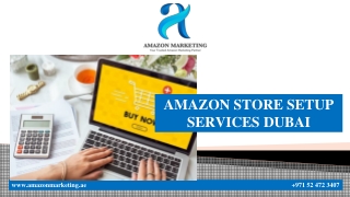 AMAZON STORE SETUP SERVICES DUBAI