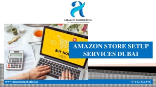 AMAZON STORE SETUP SERVICES DUBAI
