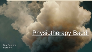 Best Physiotherapy Clinic in Baddi