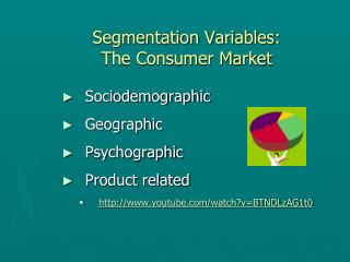 Segmentation Variables: The Consumer Market