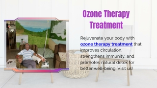 Ozone Therapy Treatment