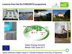 Green Energy Summit Bristol 10th June 2011