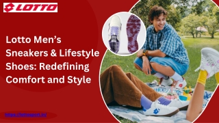 Lotto Men’s Sneakers & Lifestyle Shoes: Redefining Comfort and Style