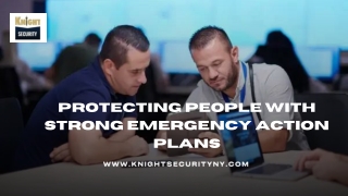 Protecting People with Strong Emergency Action Plans