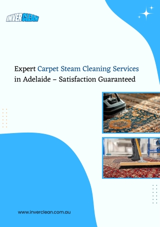 Expert Carpet Steam Cleaning Services in Adelaide – Satisfaction Guaranteed