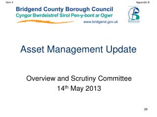 Asset Management Update