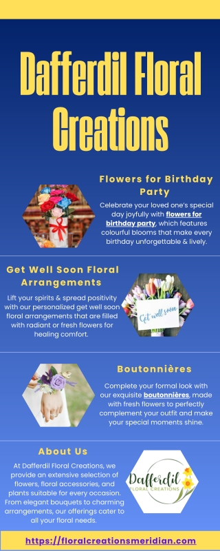 Flowers for Birthday Party