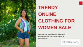 Stylish and Comfortable Online Clothing for Women