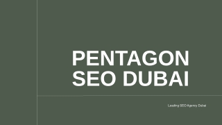 PENTAGON SEO Dubai
