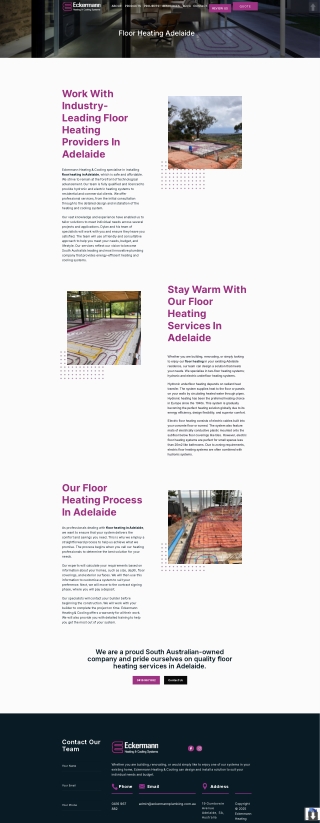 Floor Heating Adelaide