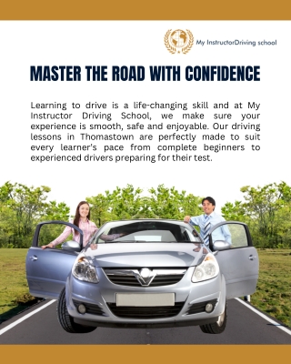 Master the Road with Confidence — Driving Lessons Thomastown