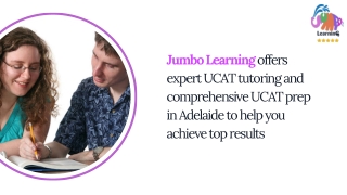 Jumbo Learning offers expert UCAT tutoring and comprehensive UCAT prep in Adelaide to help you achieve top results
