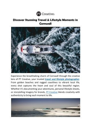 Discover Stunning Travel & Lifestyle Moments in Cornwall