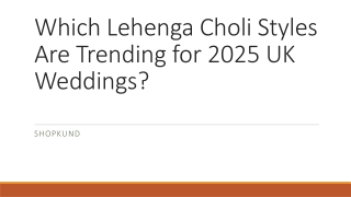 Which Lehenga Choli Styles Are Trending for 2025(23oct)