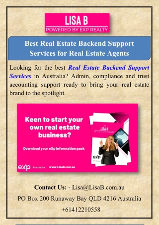 Best Real Estate Backend Support Services for Real Estate Agents