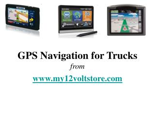 GPS for Truck