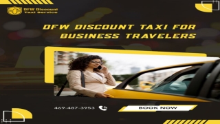 DFW Discount Taxi for Business Travelers
