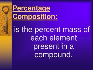 Percentage Composition: