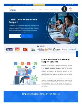 Trusted Remote Help Desk Service Provider for Seamless IT Support