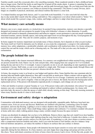 Memory Care at Assisted Living Communities vs In‑Home Support: Key Differences E