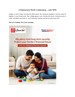 A Retirement Worth Celebrating – with NPS